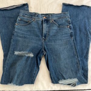 Express High waist Flare leg jeans Sz-4